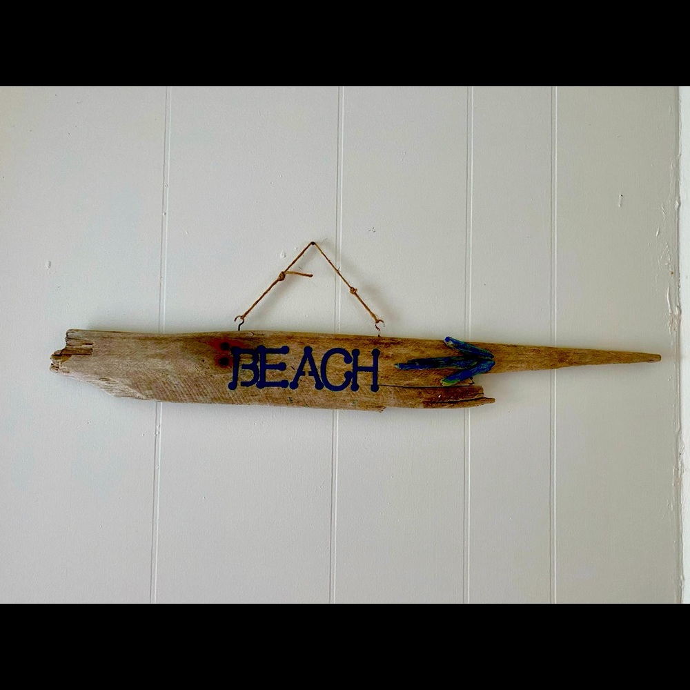 Beach sign